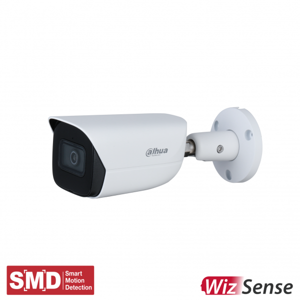 Dahua 5MP Lite AI Fixed Starlight Bullet, Perimeter, SMD, SD Card, WDR, IR50m, Built-in Mic,IP67, POE