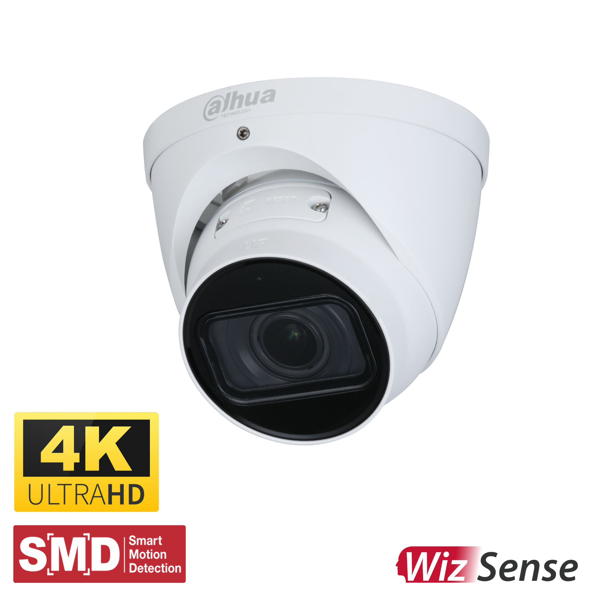 Dahua 8MP (4K) Starlight IP Turret Motorized 2.7-13.5mm,4K@25/30fps, SMD Plus /Perimeter Protection, 120dB WDR, IP67, IR distance 50m