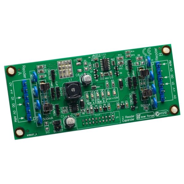 Plug-on Reader Expander for Intelligent 2-Door Controller