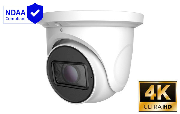 8MP Colour Vandalproof IR Camera 2.8-12mm motorize