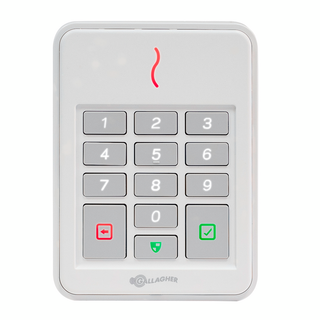 Gallagher SMB T30 Multi Tech Keypad Reader, White