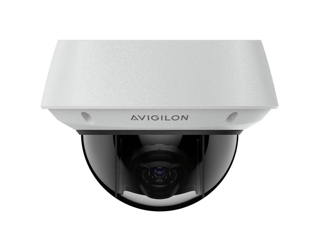 Avigilon 2.0C-H6A-D1 2MP Indoor Dome IP Camera, H.265: H.264: MJPEG, 2.8-12mm 4.3x Varifocal Motorised Lens, Vandal Resistant, True WDR, Auto Focus Lens, ICR D/N Filter, AI-Metadata, External I/O, OnBoard Storage, 12VDC: 24VAC: PoE