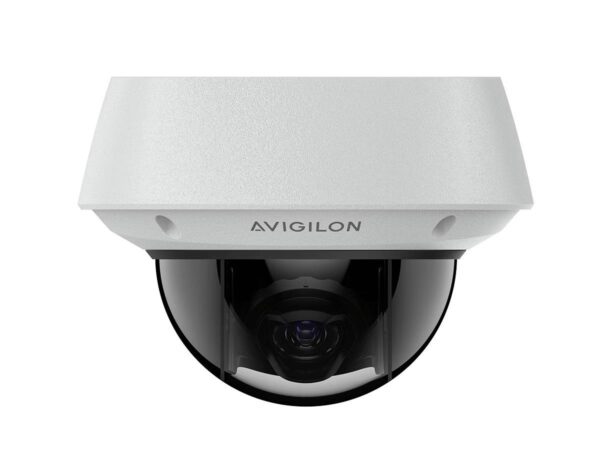 Avigilon 6.0C-H6A-D1 6MP Indoor Dome IP Camera, H.265: H.264: MJPEG, 4.4-9.3mm 2.1x Varifocal Motorised Lens, Vandal Resistant, True WDR, Auto Focus Lens, ICR D/N Filter, AI-Metadata, External I/O, OnBoard Storage, 12VDC: 24VAC: PoE