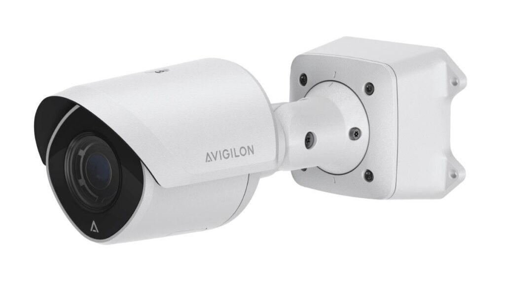 Avigilon 3.0C-H6SL-BO1-IR 3MP Outdoor Bullet IP Camera, H.265: H.264: MJPEG, 3.4-10.5mm 3.1x Varifocal Motorised Lens, Vandal Resistant, True WDR, Auto Focus Lens, ICR D/N Filter, IR LEDs, AI-Metadata, External I/O, OnBoard Storage, 12VDC: PoE