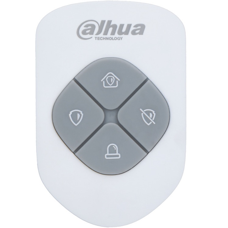 DAHUA AIRSHIELD WIRELESS 4 BUTTON KEYFOB WHITE WITH CR2032 BATTERY 433.1 - 434.6 MHz *BATTERY LIFE 5 YEARS
