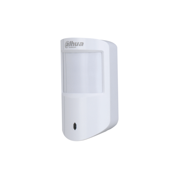 DAHUA AIRSHIELD SERIES WIRELESS PIR DUAL WHITE PET UP TO 18KG 12M DETECTION AREA PLASTIC WALL MOUNT 2.2M MOUNT HEIGHT 433.1-434.6MHz 1xCR123A BATTERY (3.3V)