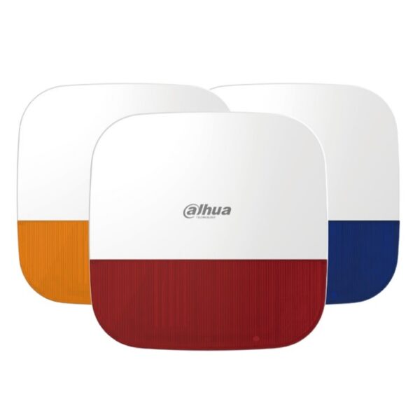 DAHUA AIRSHIELD WIRELESS OUTDOOR SIREN WITH BLUE STROBE WALL MOUNTED 433MHz 4 x CR123A BATTERY (12V) 12VDC IP65