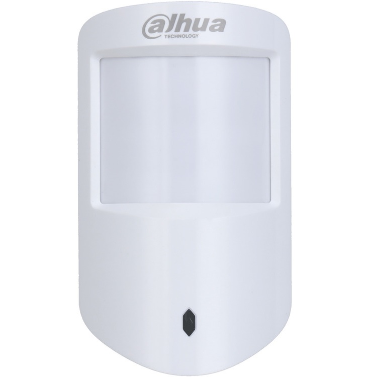 DAHUA AIRSHIELD SERIES WIRELESS PIR WHITE PET UP TO 18KG 12M DETECTION AREA WALL MOUNT 2.2M MOUNT HEIGHT 433MHz 1xCR123A BATTERY (3.3V)