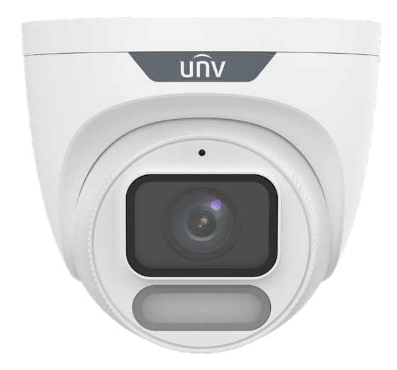 Uniview IPC3626LE-ADF28K-WP 6MP Outdoor Turret IP Camera Owlview Wise-ISP Technology, Easy Series, Ultra265 H.265 H.264 MJPEG, 2.8mm Fixed Lens, True WDR, AI Analytics, OnBoard Storage, 12VDC PoE