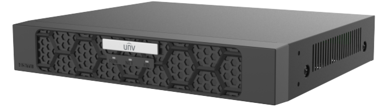 UNIVIEW NVR501-04B-P4-IQ NVR, 4CH, 4xPoE Ports, 80Mpbs Incoming, 1xHDD Bay, 0TB Included, Total Max 50W Total PoE (Port PoE Max 30W), Up to 12MP/4K Recording Resolution, AI-Metadata capable